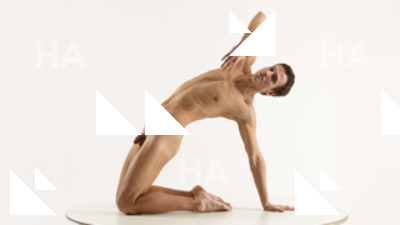 Kneeling reference poses Moric