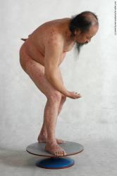 and more Nude Man Asian Standing poses - ALL Chubby Bald Black Standing poses - simple Realistic