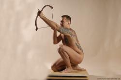 Nude Man White Standing poses - ALL Average Short Brown Standing poses - simple Realistic