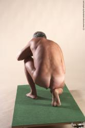 Nude Man White Kneeling poses - ALL Slim Short Grey Kneeling poses - on one knee Realistic