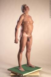 Nude Man White Standing poses - ALL Slim Short Grey Standing poses - simple Realistic