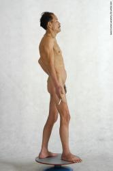 and more Nude Man Asian Standing poses - ALL Slim Short Black Standing poses - simple Realistic