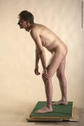 Nude Man White Standing poses - ALL Slim Short Brown Standing poses - simple Realistic