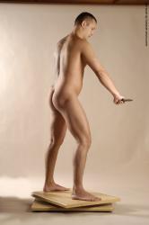 Nude Fighting with knife Man White Standing poses - ALL Average Short Brown Standing poses - simple Realistic