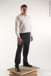 Casual Man White Standing poses - ALL Average Short Brown Standing poses - simple Academic