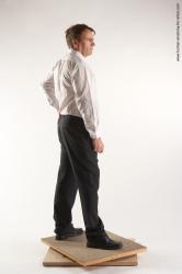 Casual Man White Standing poses - ALL Average Short Brown Standing poses - simple Academic