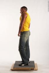 Casual Man White Standing poses - ALL Muscular Short Brown Standing poses - simple Academic