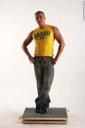 Casual Man White Standing poses - ALL Muscular Short Brown Standing poses - simple Academic