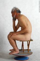 and more Nude Man Asian Sitting poses - simple Slim Short Grey Sitting poses - ALL Realistic