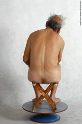 and more Nude Man Asian Sitting poses - simple Slim Short Grey Sitting poses - ALL Realistic