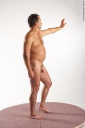 Nude Man White Standing poses - ALL Average Short Brown Standing poses - simple Realistic