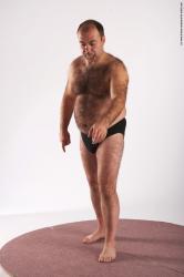 Nude Man White Standing poses - ALL Chubby Short Brown Standing poses - simple Realistic