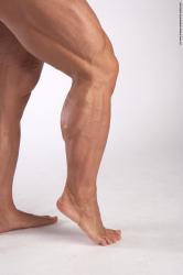 Swimsuit Man White Detailed photos Muscular Short Brown Academic