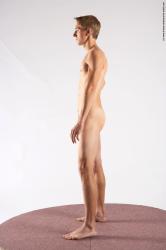 Nude Man White Standing poses - ALL Athletic Short Brown Standing poses - simple Realistic