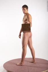 Nude Holding Man White Standing poses - ALL Average Short Brown Standing poses - simple Realistic