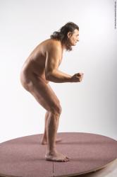 Nude Man Another Standing poses - ALL Chubby Long Grey Standing poses - simple Realistic