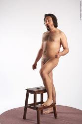 Nude Man White Standing poses - ALL Average Medium Black Standing poses - simple Realistic