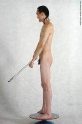 Nude Holding Man White Standing poses - ALL Underweight Short Black Standing poses - simple Realistic