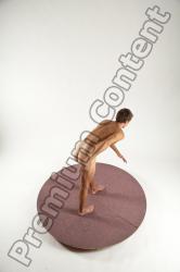 Nude Man White Standing poses - ALL Athletic Short Brown Standing poses - bend over Multi angles poses Realistic