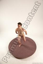 Nude Man White Standing poses - ALL Slim Short Brown Standing poses - simple Multi angles poses Realistic