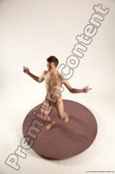 Nude Man White Standing poses - ALL Slim Short Brown Standing poses - simple Multi angles poses Realistic