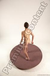 Nude Man White Standing poses - ALL Slim Short Brown Standing poses - simple Multi angles poses Realistic