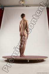 Nude Man White Standing poses - ALL Slim Short Brown Standing poses - simple Multi angles poses Realistic