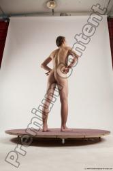 Nude Man White Standing poses - ALL Slim Short Brown Standing poses - simple Multi angles poses Realistic