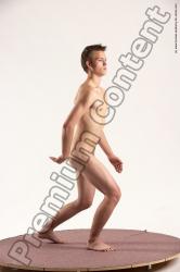 Nude Man White Standing poses - ALL Slim Short Brown Standing poses - simple Multi angles poses Realistic