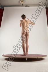 Nude Man White Standing poses - ALL Slim Short Brown Standing poses - simple Multi angles poses Realistic