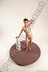 Nude Man White Standing poses - ALL Slim Short Brown Standing poses - simple Multi angles poses Realistic