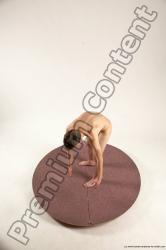 Nude Man White Standing poses - ALL Slim Short Brown Standing poses - bend over Multi angles poses Realistic