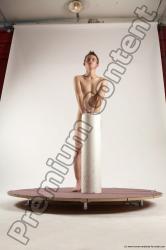 Nude Man White Standing poses - ALL Slim Short Brown Standing poses - simple Multi angles poses Realistic