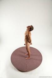 Nude Man White Standing poses - ALL Athletic Short Brown Standing poses - simple Multi angles poses Realistic