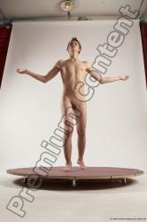 Nude Man White Standing poses - ALL Slim Short Brown Standing poses - simple Multi angles poses Realistic