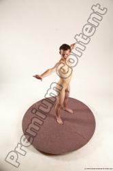 Nude Man White Standing poses - ALL Slim Short Brown Standing poses - simple Multi angles poses Realistic