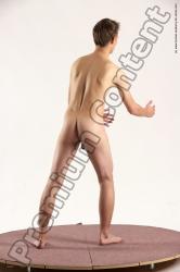 Nude Man White Standing poses - ALL Slim Short Brown Standing poses - simple Multi angles poses Realistic