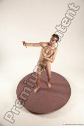 Nude Man White Standing poses - ALL Slim Short Brown Standing poses - simple Multi angles poses Realistic