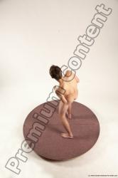 Nude Man White Standing poses - ALL Slim Short Brown Standing poses - simple Multi angles poses Realistic