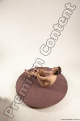 Nude Man White Sitting poses - simple Slim Short Brown Sitting poses - ALL Multi angles poses Realistic