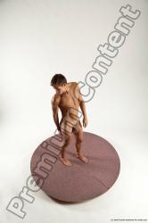 Nude Man White Standing poses - ALL Athletic Short Brown Standing poses - simple Multi angles poses Realistic