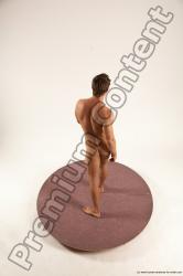 Nude Man White Standing poses - ALL Athletic Short Brown Standing poses - simple Multi angles poses Realistic