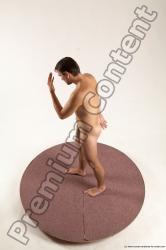 Nude Man White Standing poses - ALL Slim Short Brown Standing poses - simple Multi angles poses Realistic