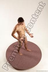 Nude Man White Standing poses - ALL Slim Short Brown Standing poses - simple Multi angles poses Realistic