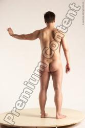 Nude Man White Standing poses - ALL Average Short Brown Standing poses - simple Multi angles poses Realistic