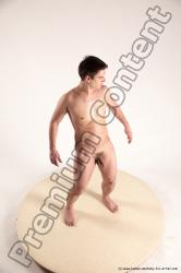 Nude Man White Standing poses - ALL Average Short Brown Standing poses - simple Multi angles poses Realistic