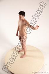 Nude Man White Standing poses - ALL Average Short Brown Standing poses - simple Multi angles poses Realistic