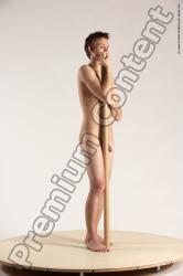 Nude Man White Standing poses - ALL Slim Short Brown Standing poses - simple Multi angles poses Realistic