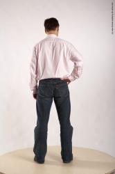 Casual Man White Standing poses - ALL Average Short Brown Standing poses - simple Academic