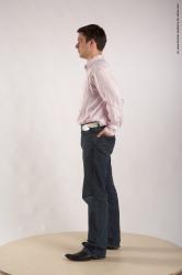 Casual Man White Standing poses - ALL Average Short Brown Standing poses - simple Academic